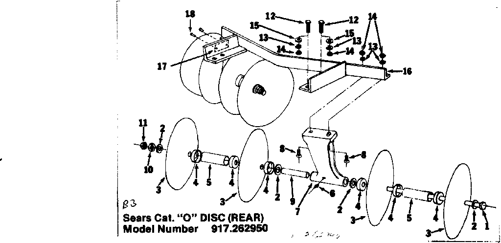 Plain disc blade