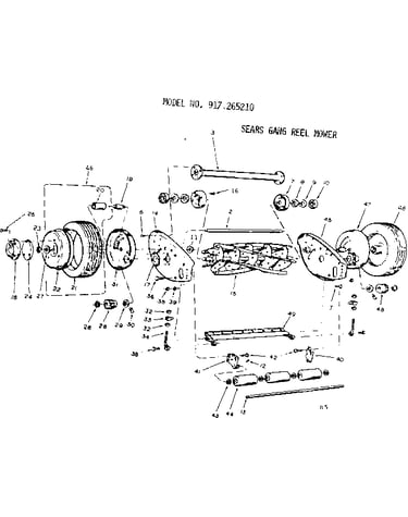 Rear reel mower