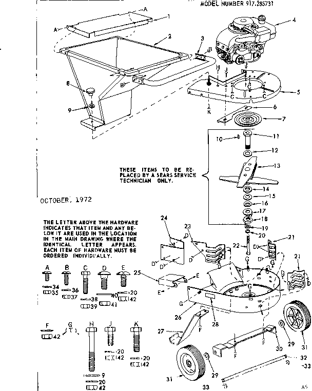 Replacement parts