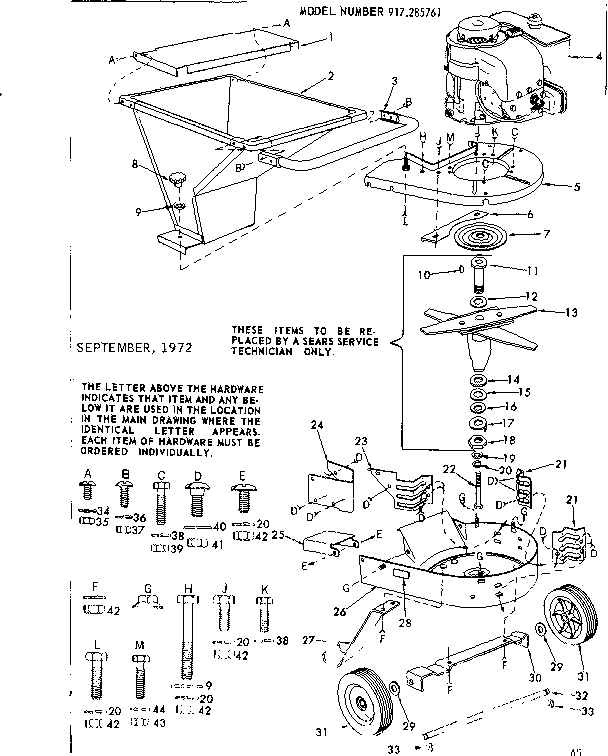 Replacement parts