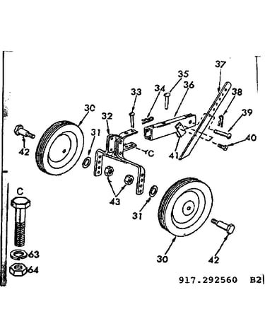 Transport wheels & drag stake