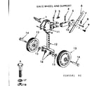 Craftsman 917295581 gage wheel and support diagram