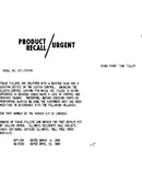 Recall notice