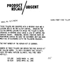 Craftsman 917296541 product recall/urgent diagram