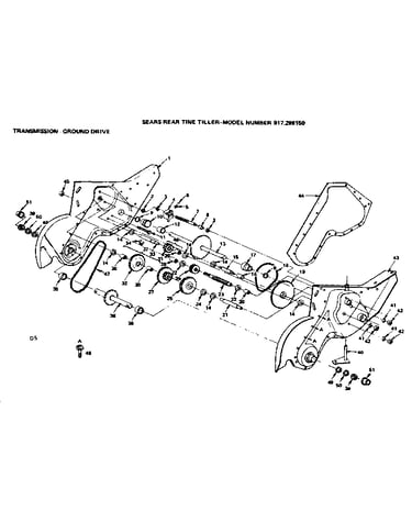 Transmission - ground drive