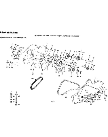 Transmission ground drive