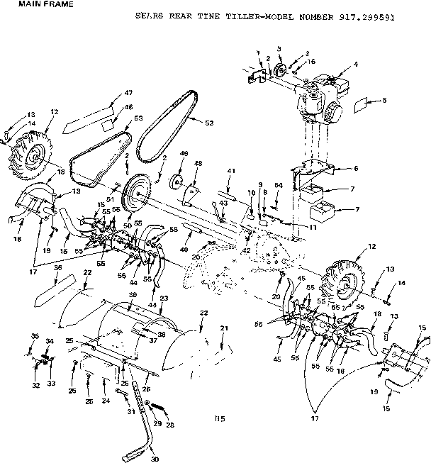 Main frame