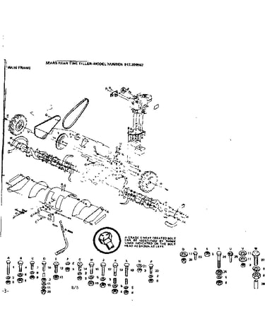 Main frame hardware