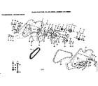 Craftsman 917299592 transmission - ground drive diagram