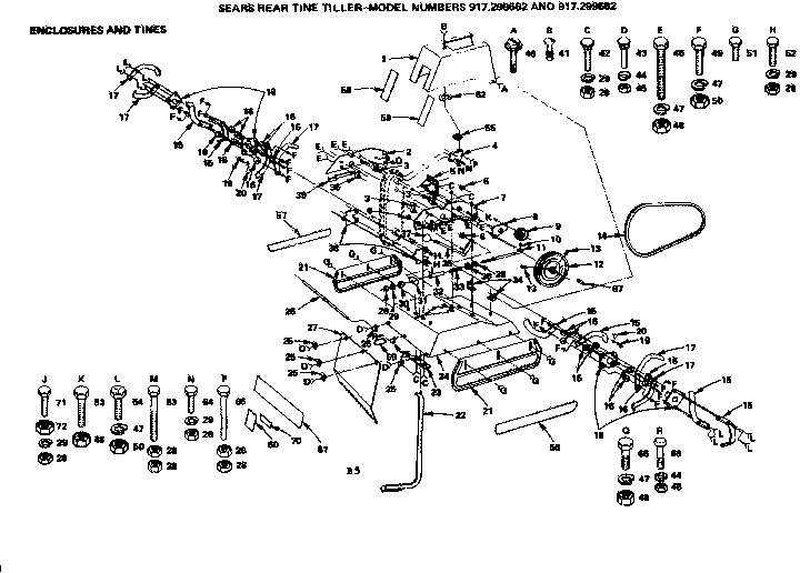 Enclosures and tines