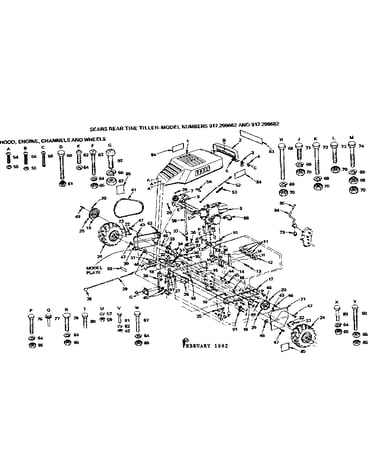 Hood engine channels & wheels