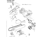 Craftsman 917351452 lubricating, clutch and cutting bar diagram