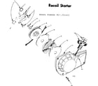 Craftsman 917351452 recoil starter diagram