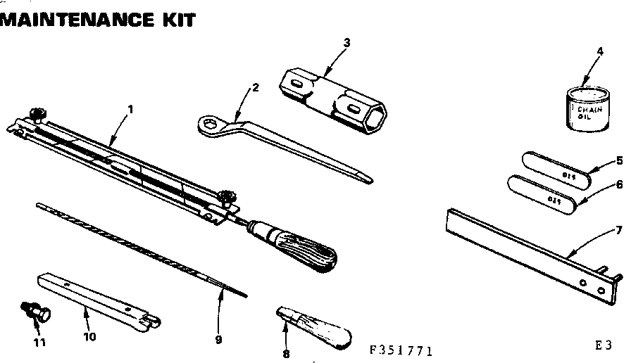 MAINTENANCE KIT