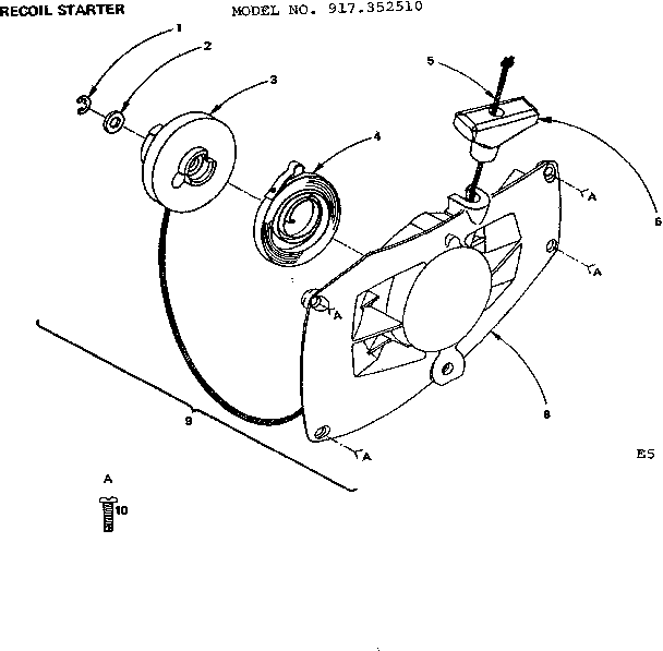 Recoil starter