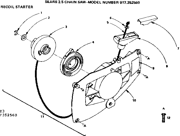 Recoil starter