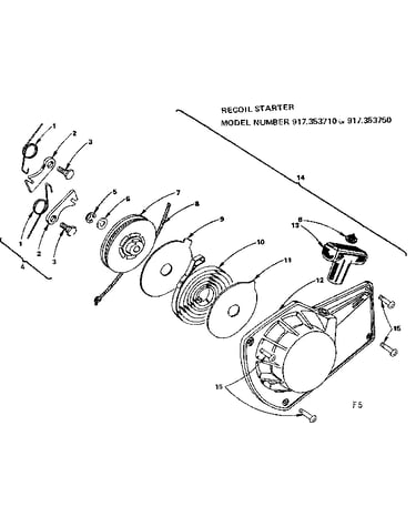 Recoil starter