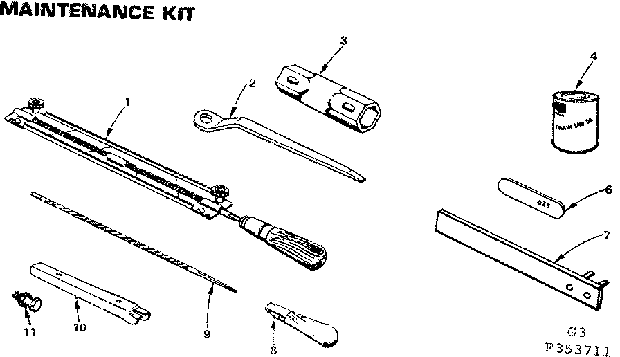 Maintenance kit