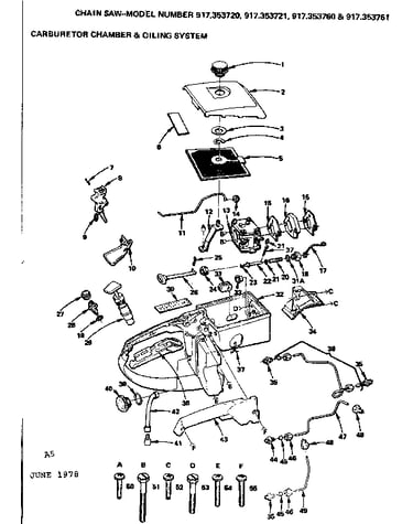 Carburetor chamber & oiling system
