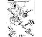Craftsman 917353810 16 in. chain saw/engine clutch and muffler diagram