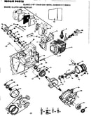 16 in. chain saw/engine clutch and muffler