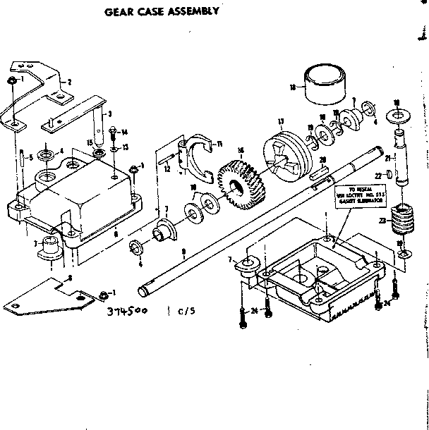Gear case