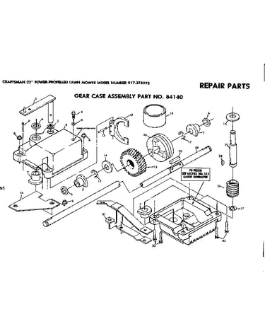 Gear case assembly
