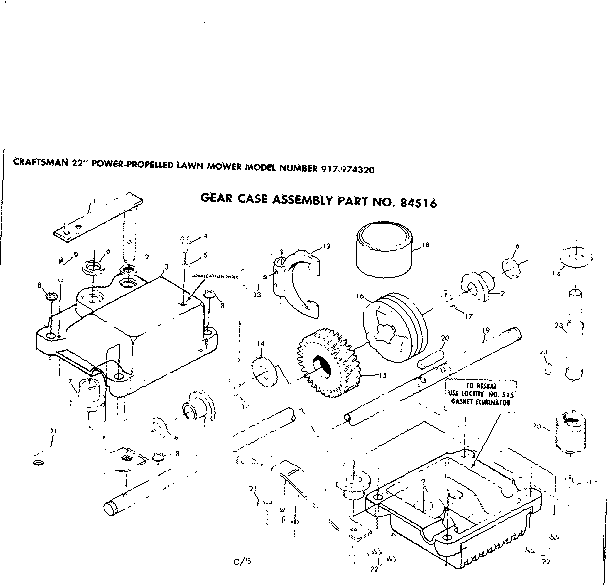 Gear case assembly