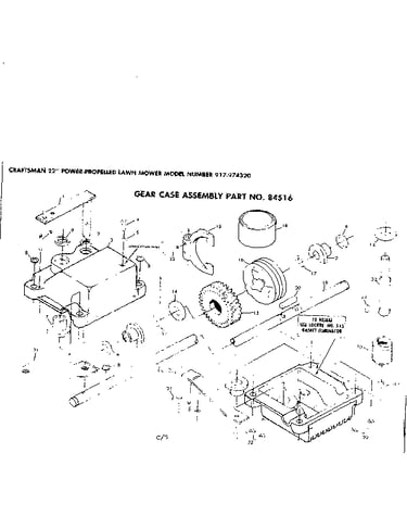 Gear case assembly
