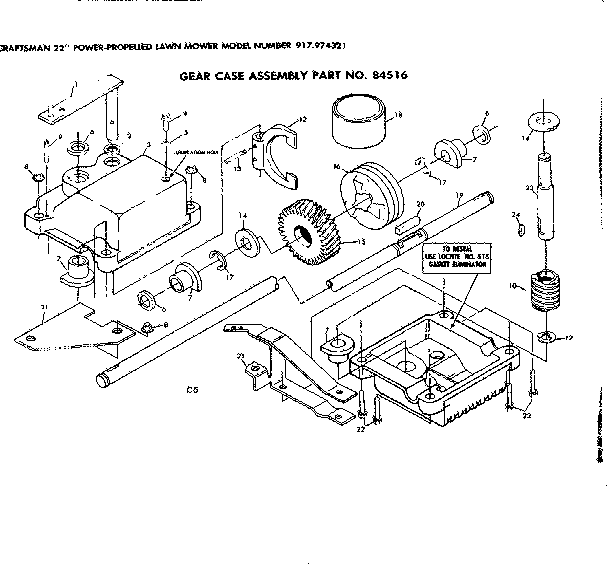 GEAR CASE ASSEMBLY