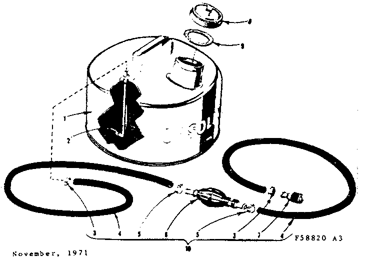 REMOTE GASOLINE TANK ASSEMBLY
