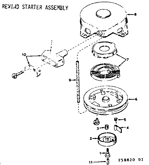 REWIND STARTER ASSEMBLY