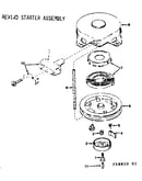 Rewind starter assembly