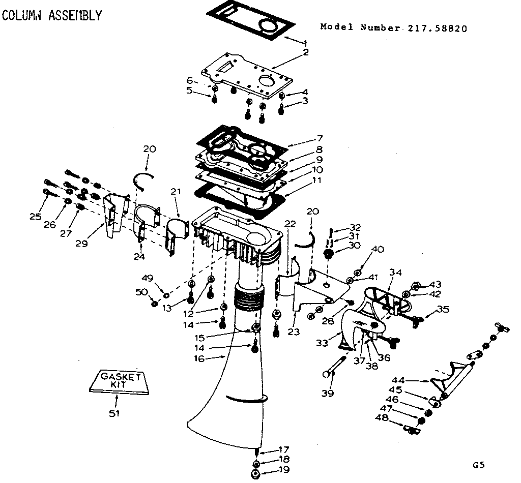 COLUMN ASSEMBLY