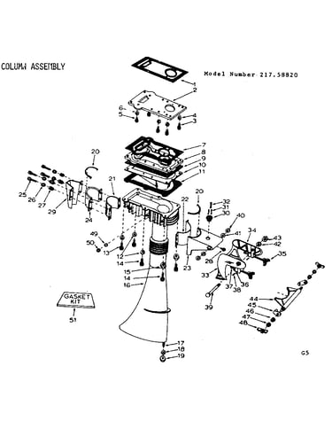 Column assembly