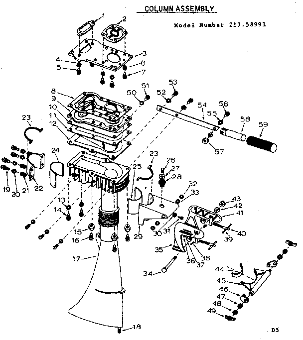 COLUMN ASSEMBLY