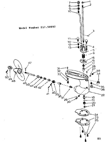Gear housing assembly