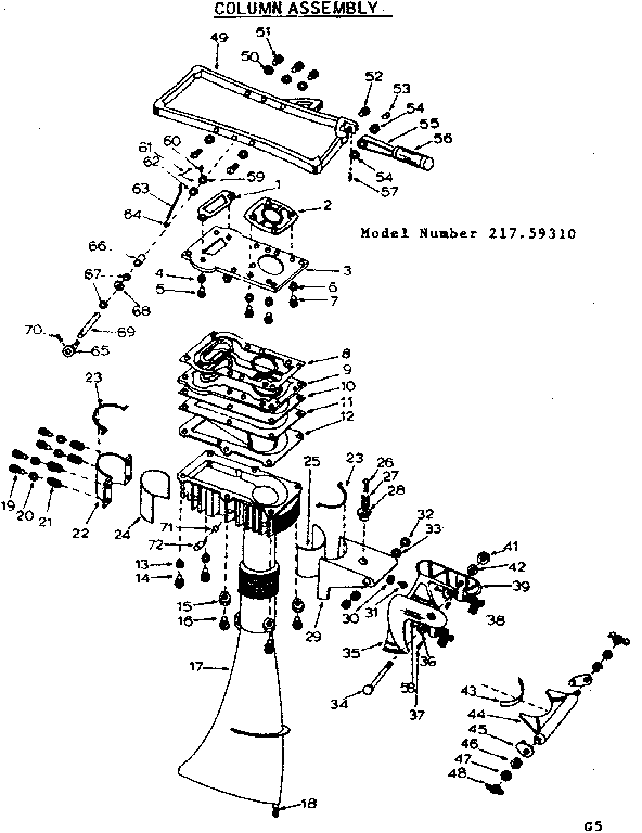 Column assembly