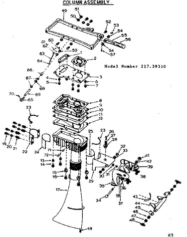 Column assembly