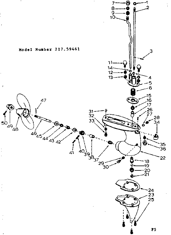 Gear housing assembly