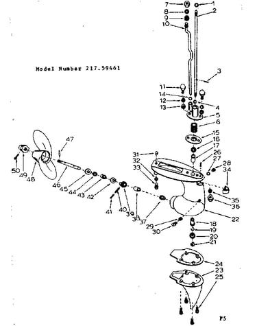 Gear housing assembly