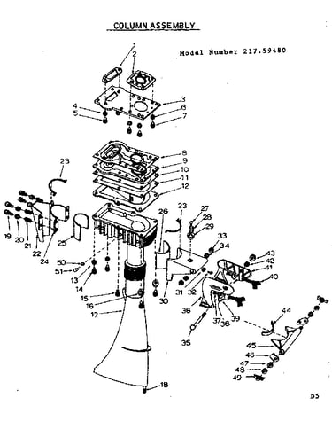Column assembly