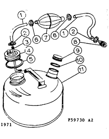 Gas tank assembly