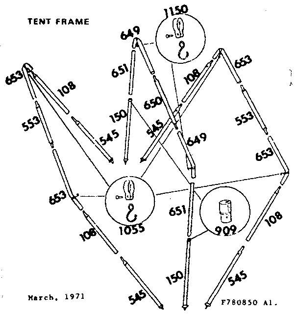 Tent frame