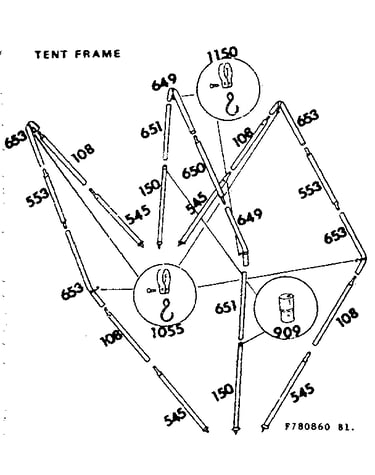 Tent frame