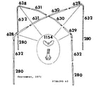 Sears 308786400 frame assembly diagram