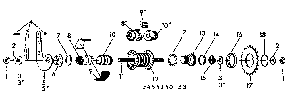 BENDIX COASTER BRAKE REPLACEMENT PARTS