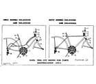 Sears 502455340 frame assembly diagram