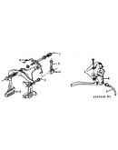 Rear caliper hand brake replacement parts