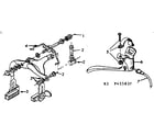 Sears 502455830 rear caliper hand brake replacement parts diagram